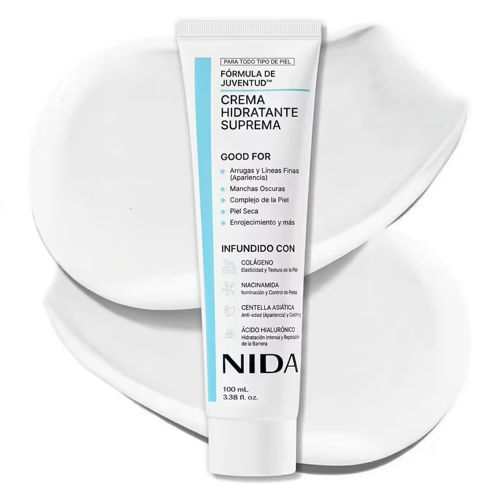 Fórmula Rostro Juvenil — Crema Coreana de Colágeno con Centella, Ácido Hialurónico & Niacinamida