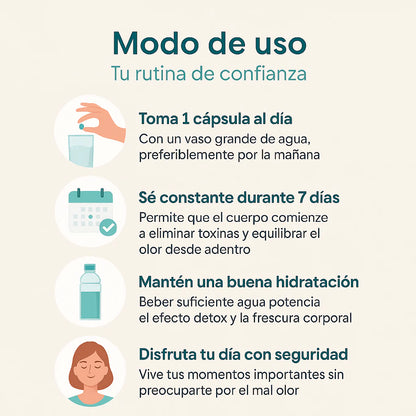 DEOS · El Desodorante que se Toma — Frescura Total Desde Adentro
