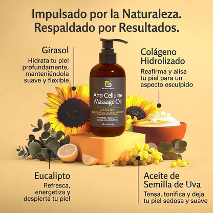 Aceite Anticelulitis — Colágeno + Células Madre · 237ml