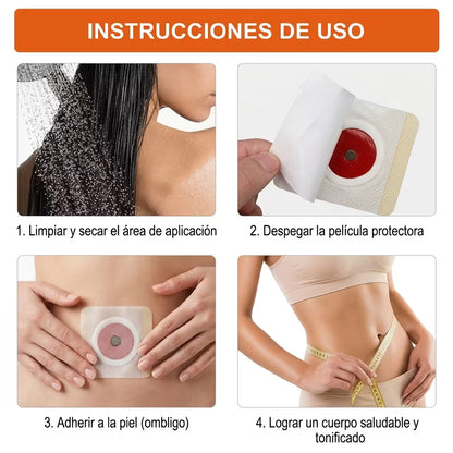 Elimina la Grasa Rebelde — Parche Slim Patch x30 Unidades