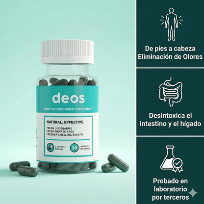 DEOS · El Desodorante que se Toma — Frescura Total Desde Adentro