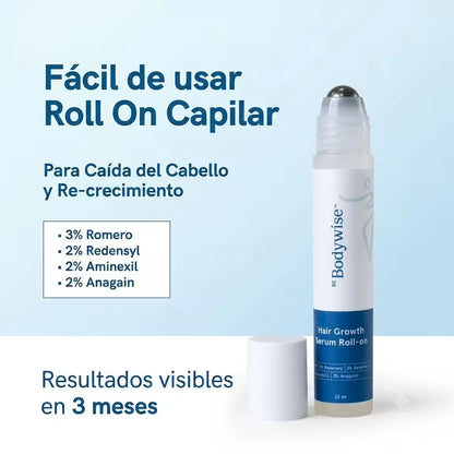 BodyWise - Fórmula Avanzada para el Crecimiento del Cabello - Repone tu cabello desde la raíz