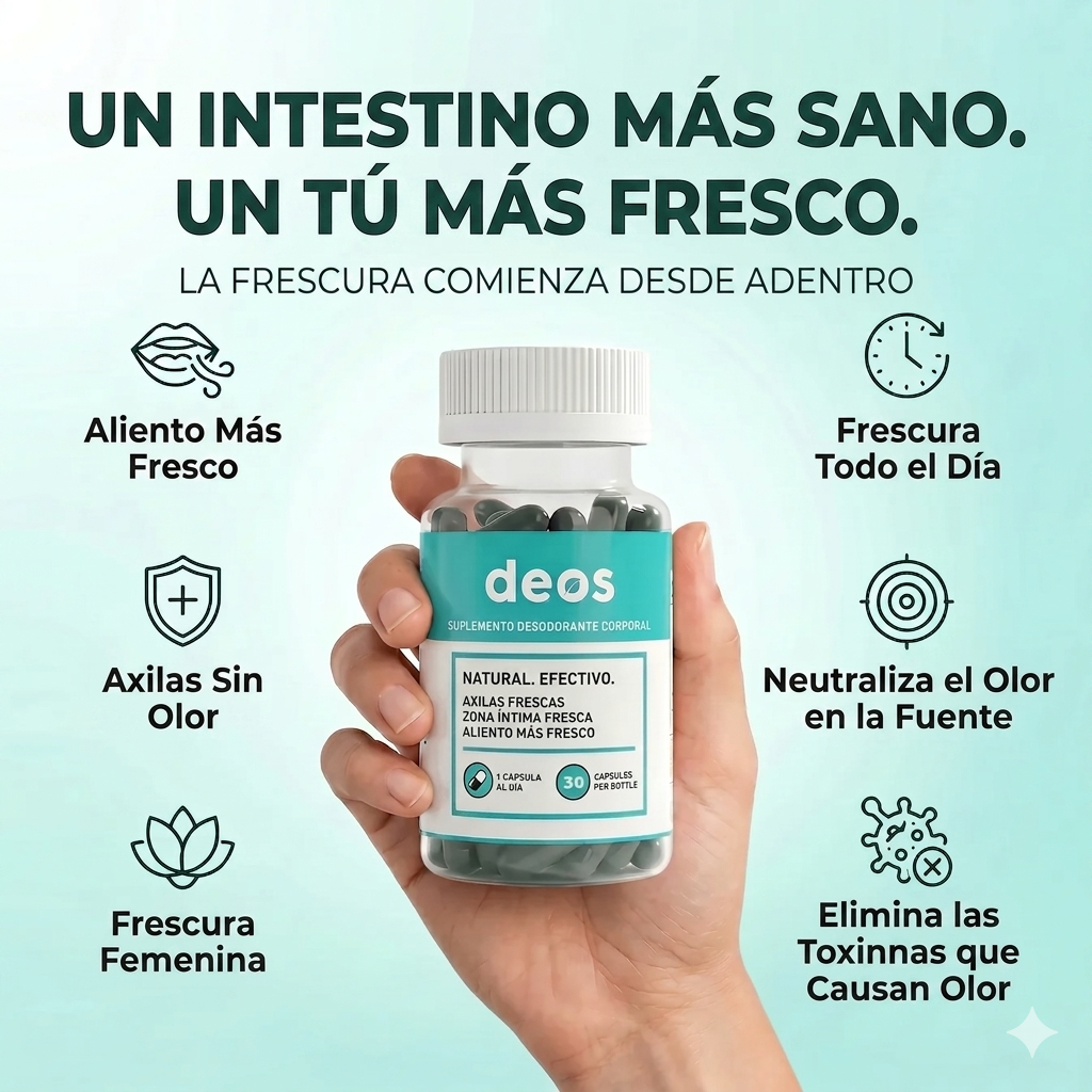 DEOS · El Desodorante que se Toma — Frescura Total Desde Adentro