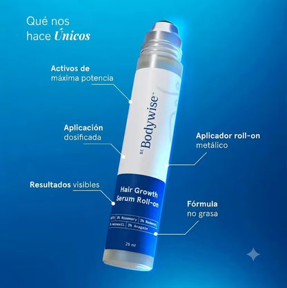 BodyWise - Fórmula Avanzada para el Crecimiento del Cabello - Repone tu cabello desde la raíz
