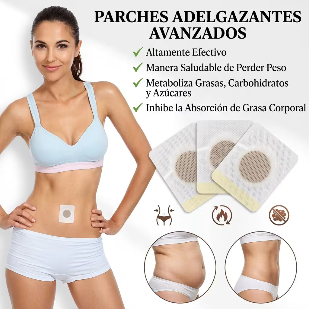 Elimina la Grasa Rebelde — Parche Slim Patch x30 Unidades